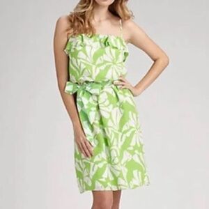 Lilly Pulitzer Lime Green 100% Silk
Lemonaide Summer Mini Dress Size 2